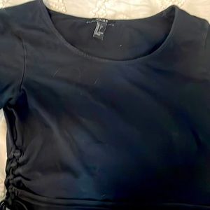 Crop black top worn couple of times but in good condition